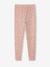 Set van 2 Basics meisjesleggings donkergrijs+kaki+rozenhout+saliegroen - vertbaudet enfant 