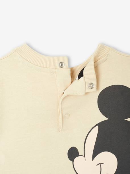 Sweat-shirt bébé Disney® Mickey écru - vertbaudet enfant 