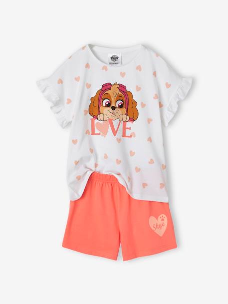Tweekleurige pyjamashort meisjes Paw Patrol® koraal - vertbaudet enfant 