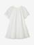 Robe cérémonie en tulle à paillettes fille manches papillon écru - vertbaudet enfant 