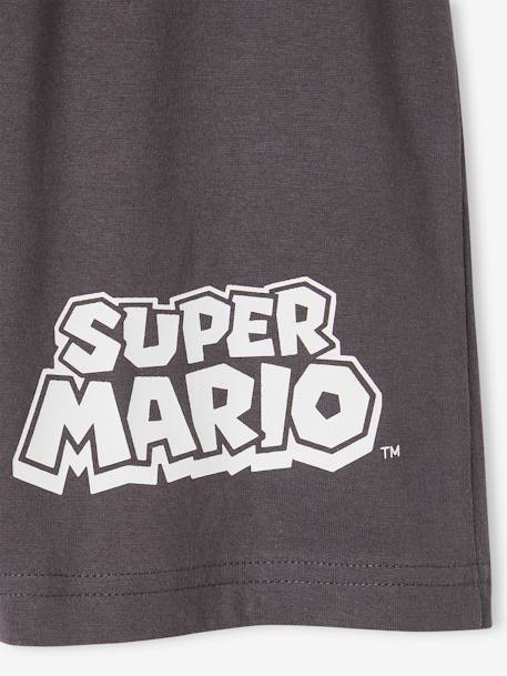 Tweekleurige pyjashort voor jongens Super Mario® antraciet - vertbaudet enfant 
