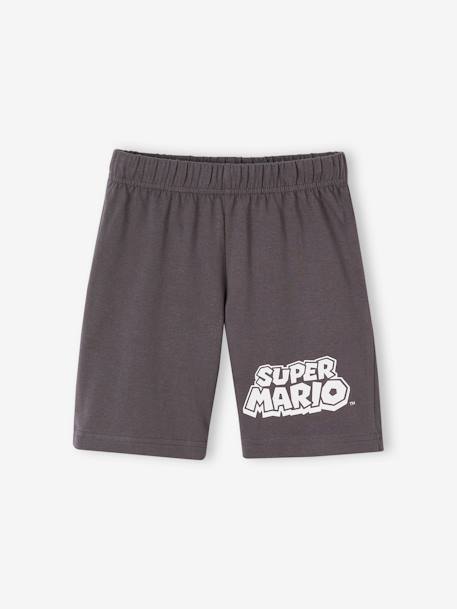 Tweekleurige pyjashort voor jongens Super Mario® antraciet - vertbaudet enfant 