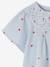 Set van seersucker jurk + short + band baby blauw, gestreept - vertbaudet enfant 