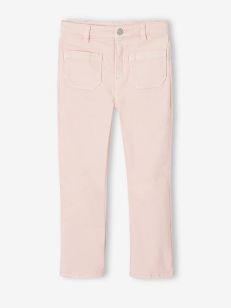 Pantalon évasé 7/8 ème fille rose pâle - vertbaudet enfant 