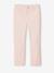 Pantalon évasé 7/8 ème fille rose pâle - vertbaudet enfant 