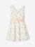 Robe de cérémonie motifs fleurs fille blanc imprimé+bleu+rose imprimé - vertbaudet enfant 