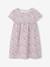 Ensemble fille robe + gilet mauve+rose imprimé - vertbaudet enfant 