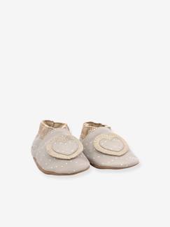 Chaussures-Chaussons cuir souple bébé Baby tiny heart ROBEEZ©