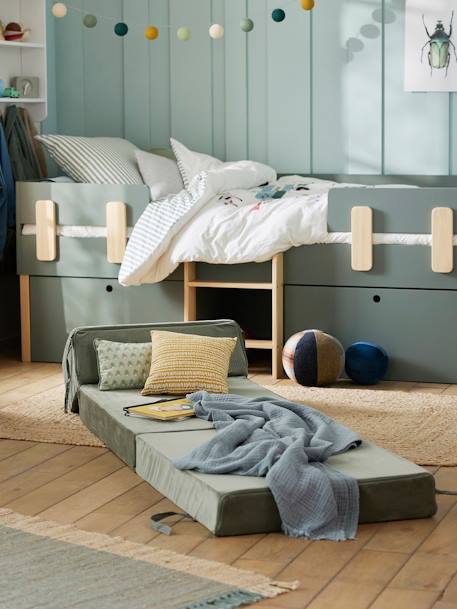 Corduroy bedbank groen - vertbaudet enfant 