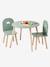 Table et chaises enfant Arc en ciel vert sauge - vertbaudet enfant 