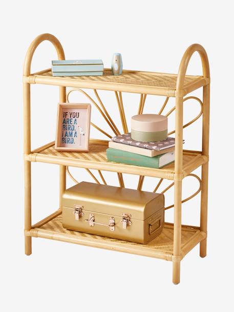 Rotan boekenkast, 3 niveaus Bloem hout - vertbaudet enfant 
