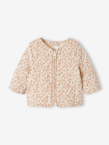 Parka 3 en 1 bébé avec veste matelassée amovible rose poudré - vertbaudet enfant 