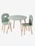Table et chaises enfant Arc en ciel vert sauge - vertbaudet enfant 