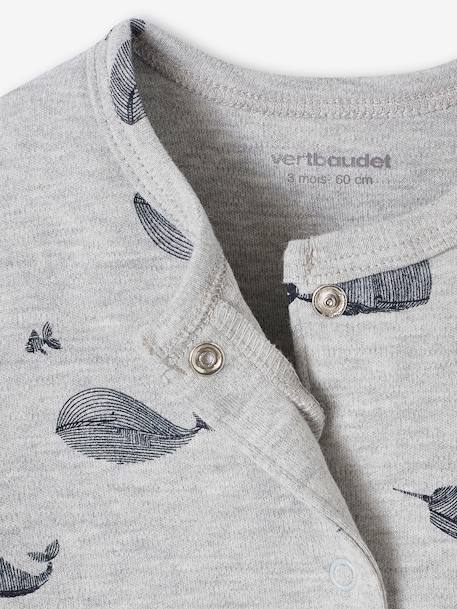 Lot de 3 dors-bien en interlock bébé ouverture naissance bleu nuit - vertbaudet enfant 
