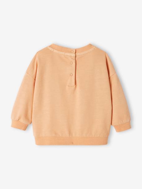 Sweat 'Happy Day' bébé pêche - vertbaudet enfant 