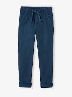 Garçon-Pantalon-Pantalon garçon coton/lin léger