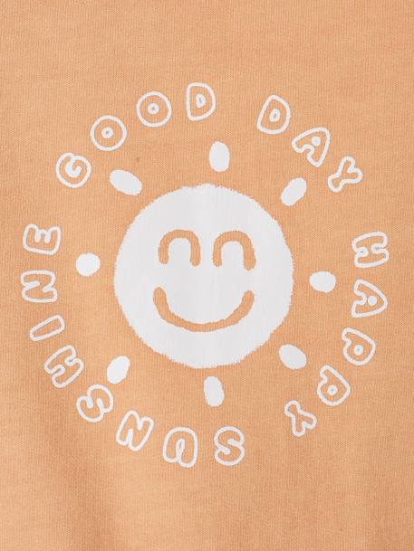Sweat 'Happy Day' bébé pêche - vertbaudet enfant 