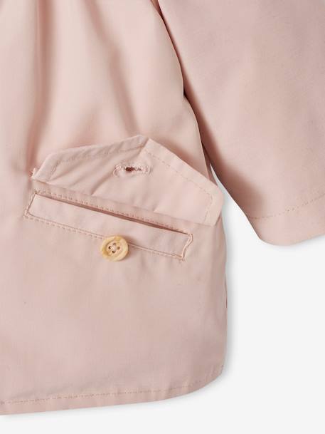 Parka 3 en 1 bébé avec veste matelassée amovible rose poudré - vertbaudet enfant 