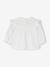 Blouse cérémonie brodée naissance manches longues blanc - vertbaudet enfant 