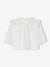 Blouse cérémonie brodée naissance manches longues blanc - vertbaudet enfant 