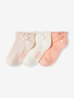 Meisje-Ondergoed-Sokken-Set van 3 paar enkelsokken voor meisjes
