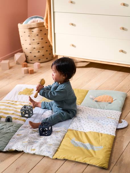 Gewatteerd tapijt / Tapijt boxachtergrond TREK meerkleurig - vertbaudet enfant 