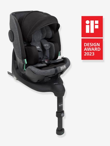 Siège-auto Bi-Seat Air avec base rotative 360 i-Size 40 à 150 cm, équivalence groupe 0+/1/2/3 noir - vertbaudet enfant 