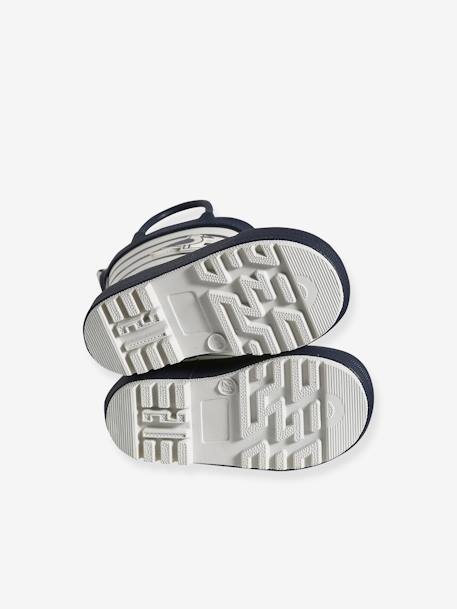 Bottes de pluie bébé détails ludiques rayé marine - vertbaudet enfant 