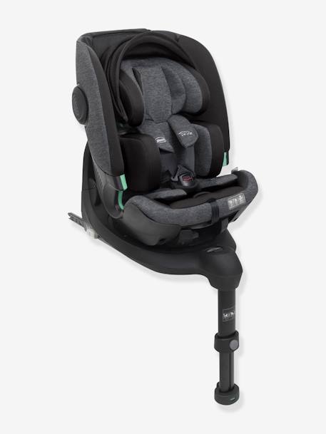 Siège-auto CHICCO Bi-Seat Air avec base rotative 360 i-Size 40 à 150 cm, équivalence groupe 0+/1/2/3 noir - vertbaudet enfant 