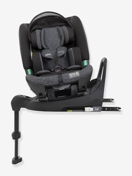 Siège-auto Bi-Seat Air avec base rotative 360 i-Size 40 à 150 cm, équivalence groupe 0+/1/2/3 noir - vertbaudet enfant 