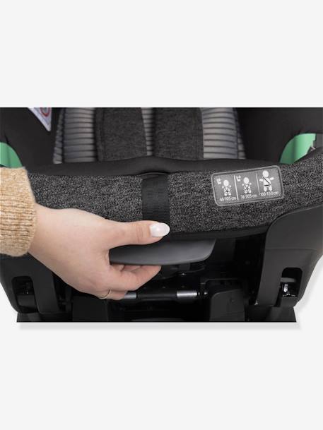 Siège-auto Bi-Seat Air avec base rotative 360 i-Size 40 à 150 cm, équivalence groupe 0+/1/2/3 noir - vertbaudet enfant 