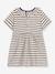Robe rayée bébé beige chiné - vertbaudet enfant 