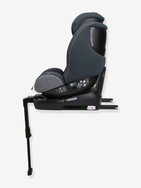 Roterend autostoeltje CHICCO Seat3Fit i-Size Air Melange 40 tot 125 cm, gelijk aan groep 0+/1/2 grijsblauw+zwart - vertbaudet enfant 