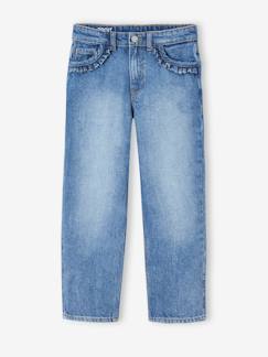 Meisje-Broek-Rechte jeans MorphologiK meisjes heupomvang Large