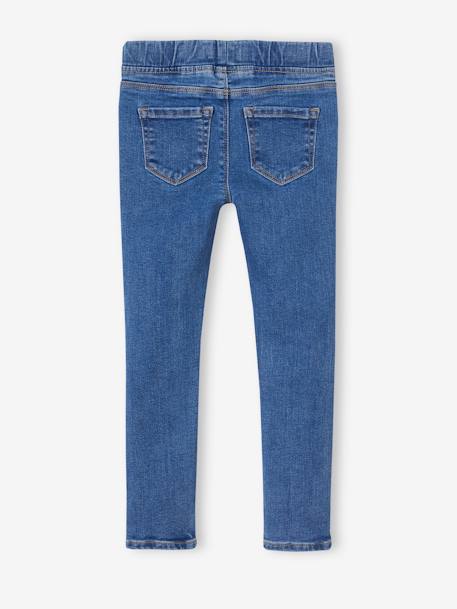 Jean fille tregging Basics bleu jean+stone - vertbaudet enfant 