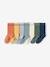 Lot de 7 paires de chaussettes garçon chocolat+gris+gris chiné+vert - vertbaudet enfant 