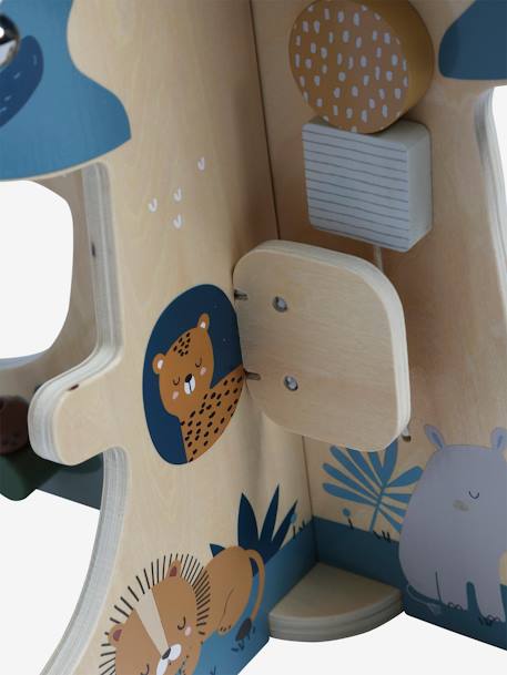 Arbre d'activités en bois FSC® multicolore+vert - vertbaudet enfant 