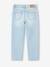 Jean fille droit MorphologiK tour de hanches large bleu foncé+denim bleached+stone - vertbaudet enfant 