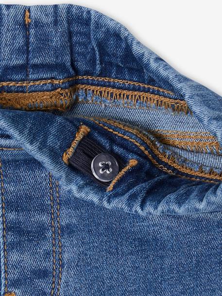 Jean fille tregging Basics bleu jean+stone - vertbaudet enfant 