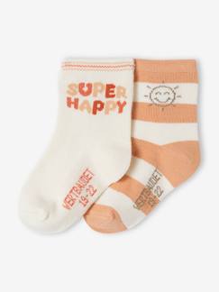 Baby-Sokken, kousen-Set van 2 paar sokjes 'cabanon' voor babyjongen