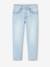 Jean fille droit MorphologiK tour de hanches large bleu foncé+denim bleached+stone - vertbaudet enfant 
