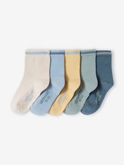 Set van 5 paar gekleurde sokken voor babyjongen  - vertbaudet enfant
