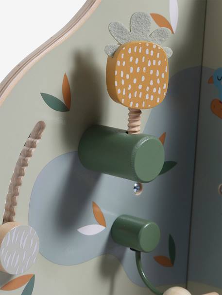 Arbre d'activités en bois FSC® multicolore+vert - vertbaudet enfant 