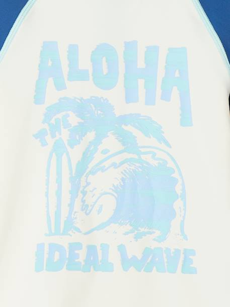 Ensemble de bain garçon T-shirt anti-UV + boxer bleu - vertbaudet enfant 