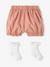 Ensemble cérémonie bloomer et chaussettes naissance rose - vertbaudet enfant 