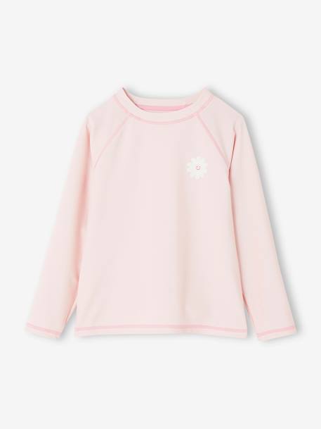 UV-bestendig zwemshirt voor meisjes roze, bedrukt - vertbaudet enfant 
