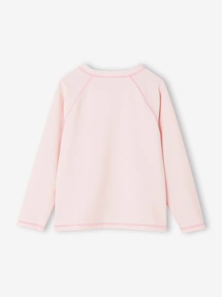 T-shirt de bain anti-UV fille rose imprimé - vertbaudet enfant 
