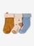 Lot de 3 paires de chaussettes 'animaux' bébé bleu grisé - vertbaudet enfant 