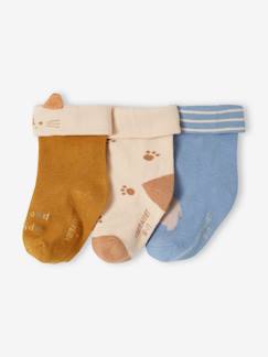 Baby-Sokken, kousen-Set van 3 paar 'dieren' babysokken
