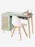 Bureau enfant cannage POESIE rose nude+vert - vertbaudet enfant 